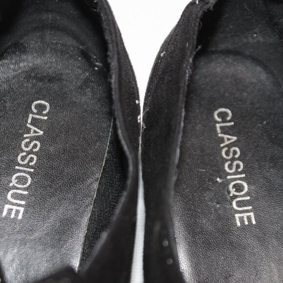 Classique Faux Suede Slip-On Shoes - Picture 8 of 15